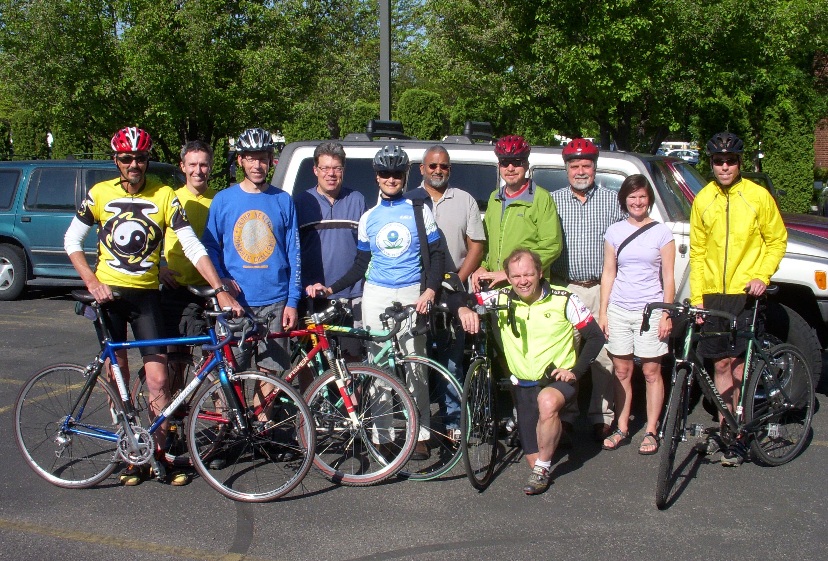 More federal bike commuters.