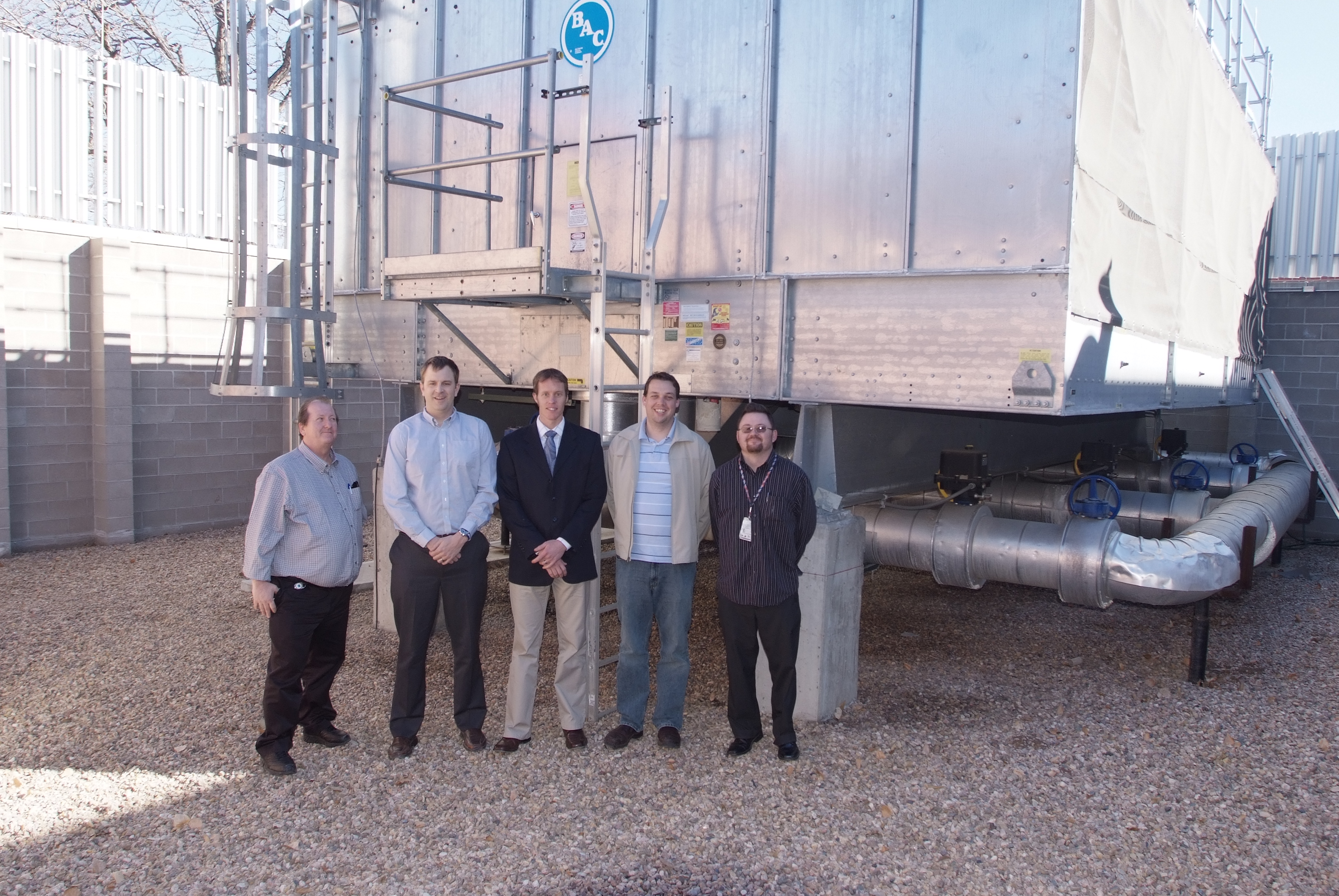 Non-traditional water treatment cooling tower and program participants.