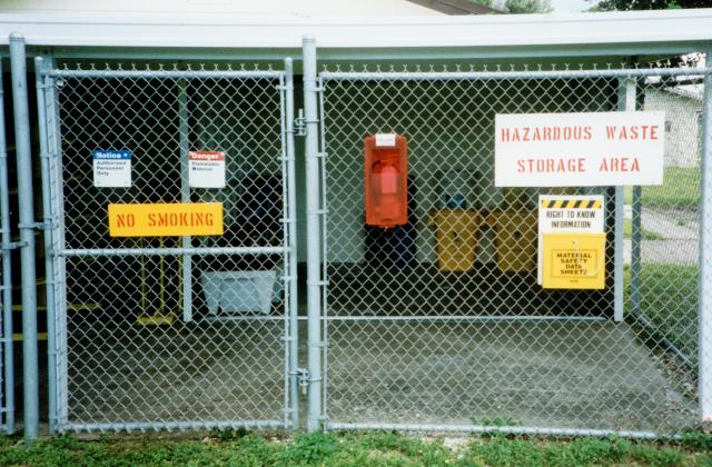 Hazardous Waste Storage Area Image