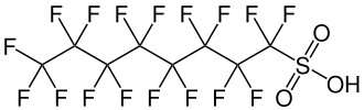 PFOS molecular formula.